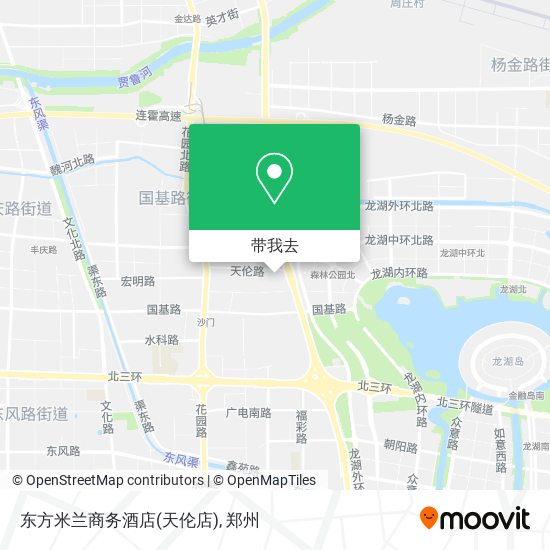 东方米兰商务酒店(天伦店)地图