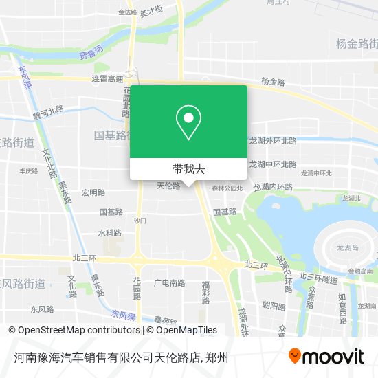 河南豫海汽车销售有限公司天伦路店地图