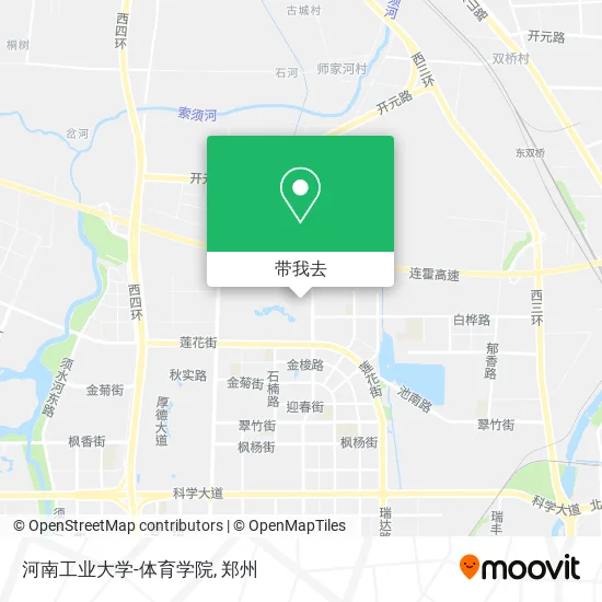 河南工业大学-体育学院地图
