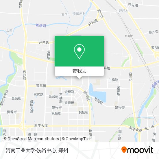 河南工业大学-洗浴中心地图