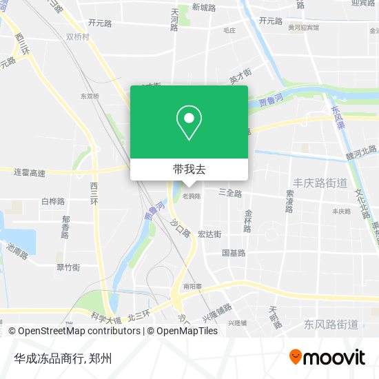 华成冻品商行地图