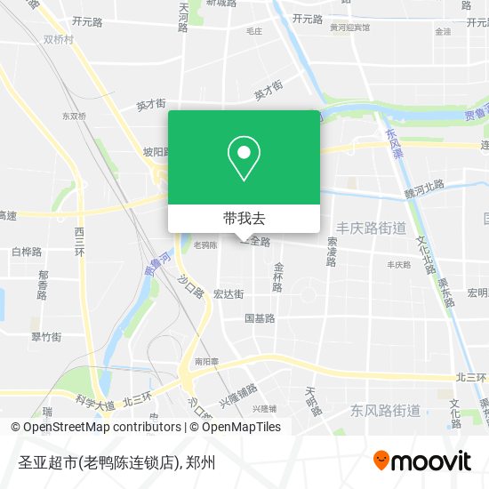 圣亚超市(老鸭陈连锁店)地图