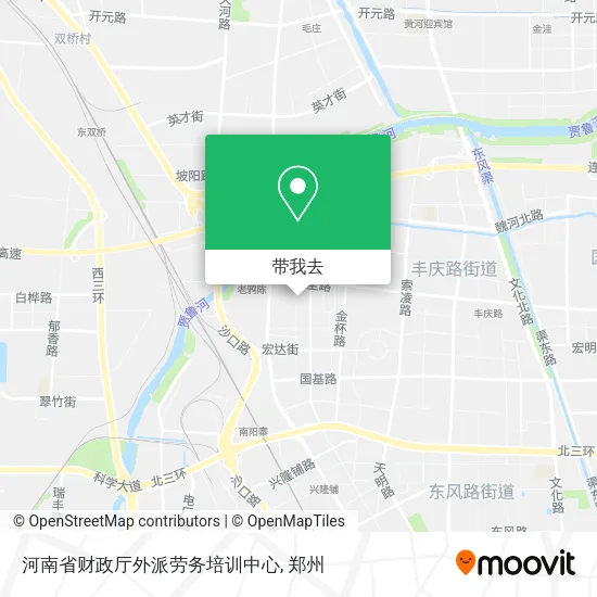 河南省财政厅外派劳务培训中心地图