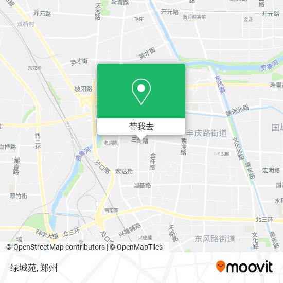 绿城苑地图