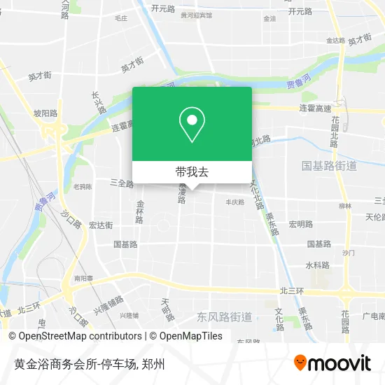 黄金浴商务会所-停车场地图