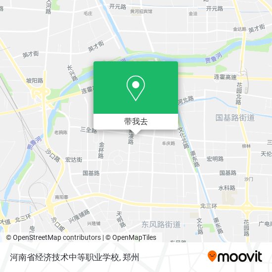 河南省经济技术中等职业学校地图