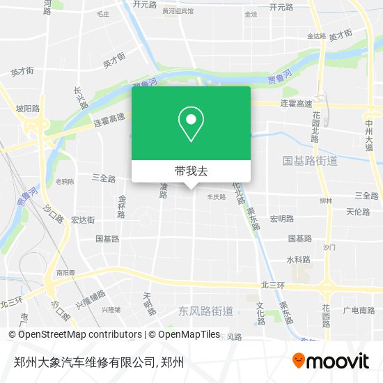 郑州大象汽车维修有限公司地图