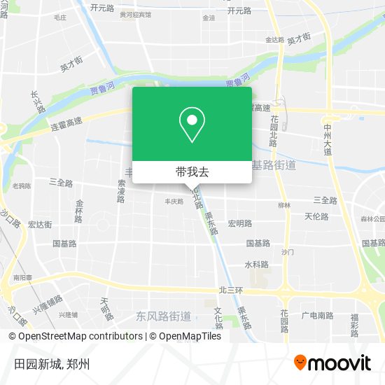 田园新城地图