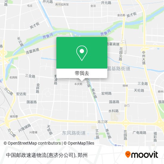 中国邮政速递物流(惠济分公司)地图