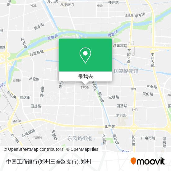 中国工商银行(郑州三全路支行)地图