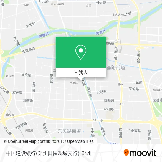 中国建设银行(郑州田园新城支行)地图