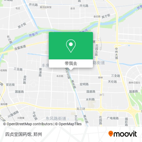 四贞堂国药馆地图