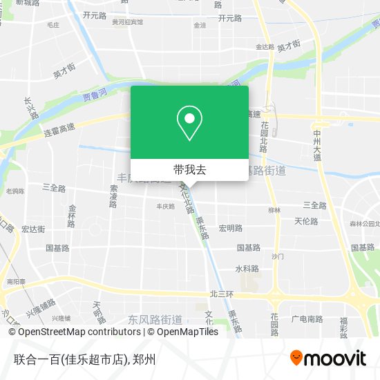 联合一百(佳乐超市店)地图