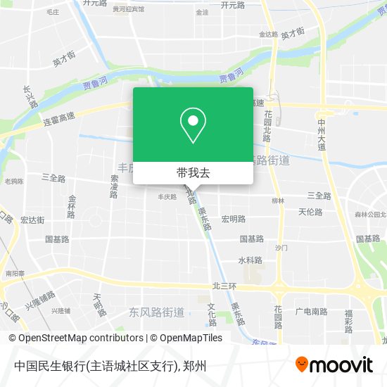 中国民生银行(主语城社区支行)地图