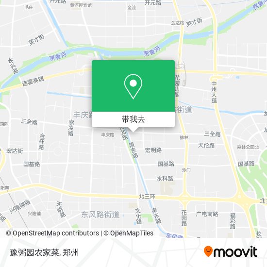 豫粥园农家菜地图