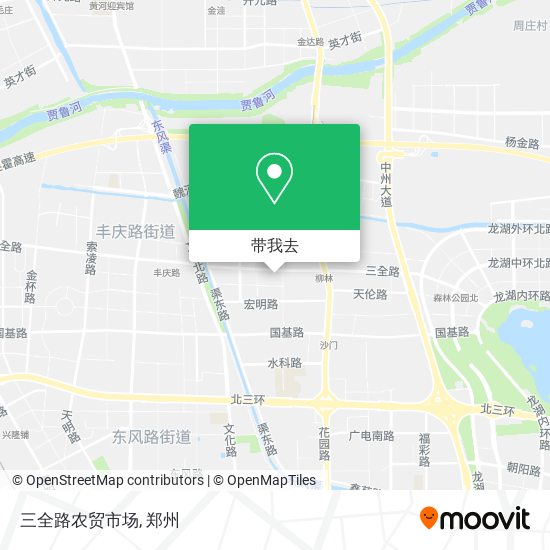 三全路农贸市场地图