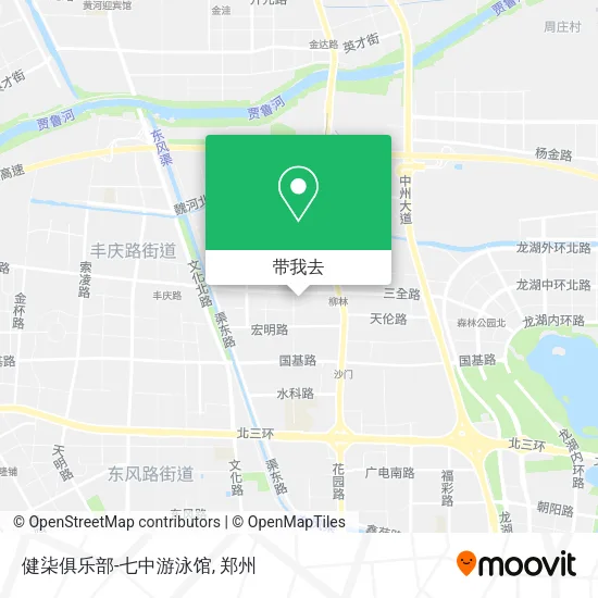 健柒俱乐部-七中游泳馆地图