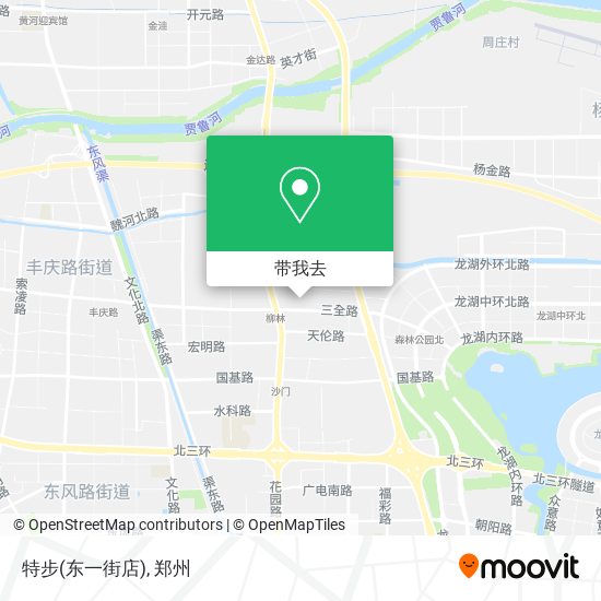 特步(东一街店)地图