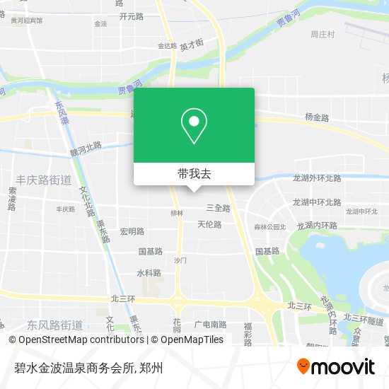 碧水金波温泉商务会所地图