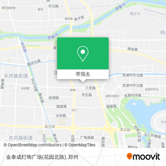 金泰成灯饰广场(花园北路)地图