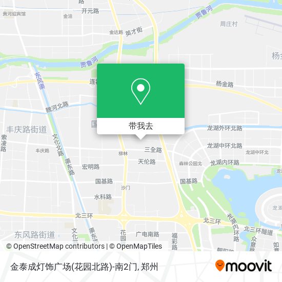 金泰成灯饰广场(花园北路)-南2门地图
