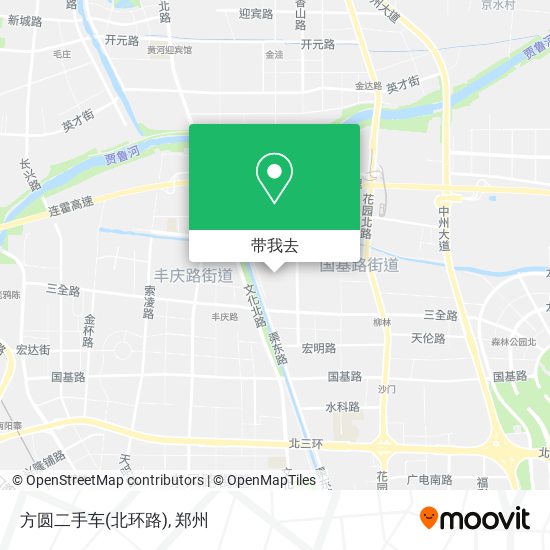 方圆二手车(北环路)地图