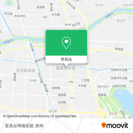 至高台球俱乐部地图