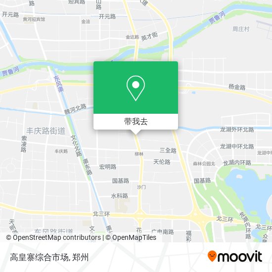 高皇寨综合市场地图