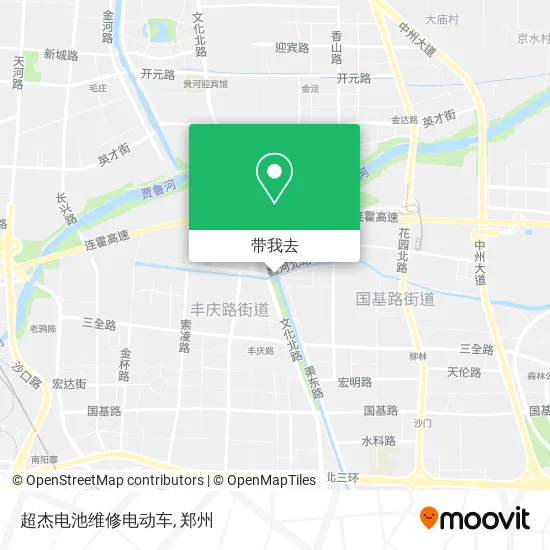 超杰电池维修电动车地图