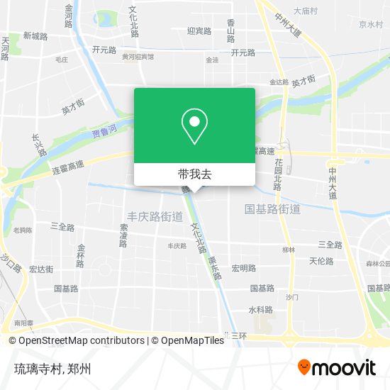 琉璃寺村地图
