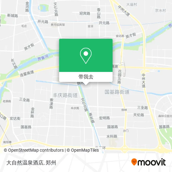 大自然温泉酒店地图