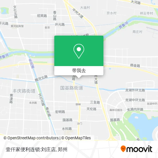 壹仟家便利连锁:刘庄店地图
