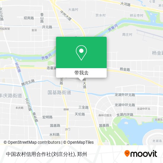 中国农村信用合作社(刘庄分社)地图