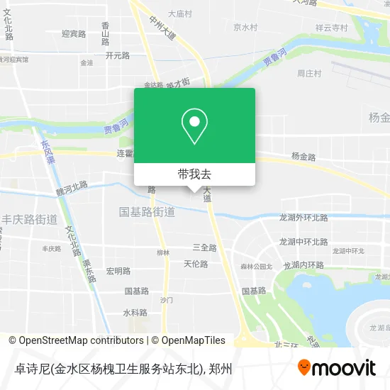 卓诗尼(金水区杨槐卫生服务站东北)地图