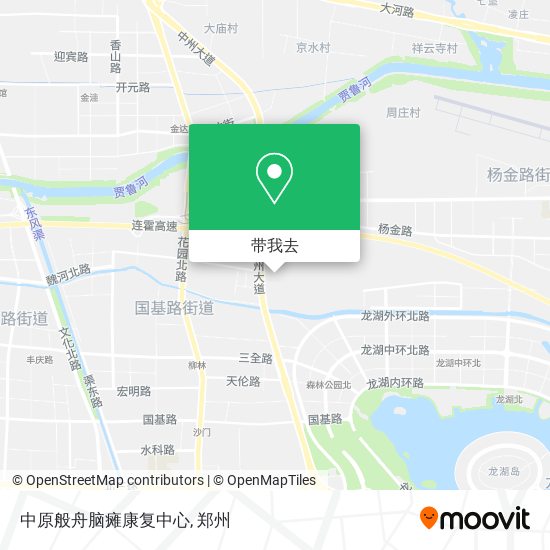中原般舟脑瘫康复中心地图