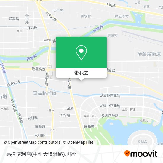 易捷便利店(中州大道辅路)地图