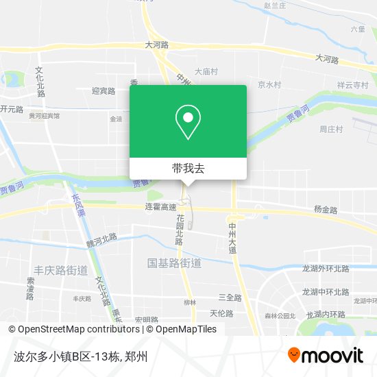 波尔多小镇B区-13栋地图