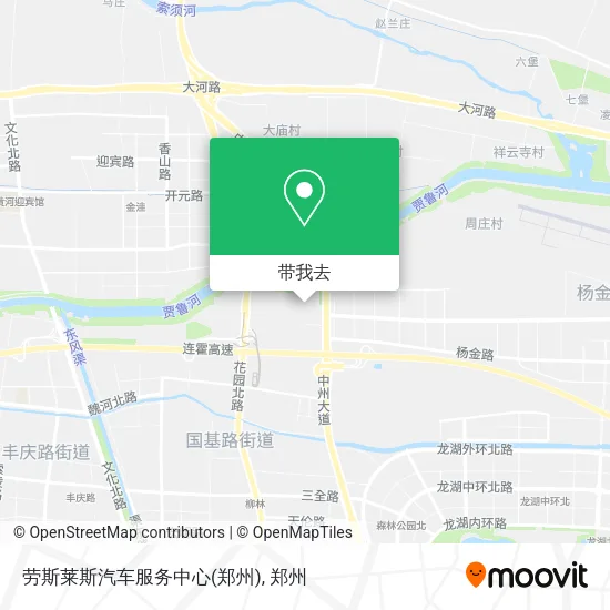 劳斯莱斯汽车服务中心(郑州)地图