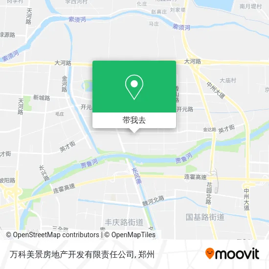 万科美景房地产开发有限责任公司地图