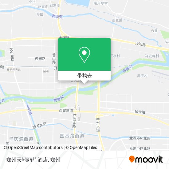 郑州天地丽笙酒店地图