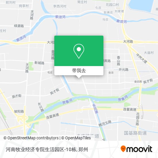 河南牧业经济专院生活园区-10栋地图