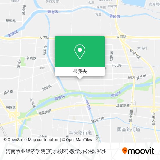 河南牧业经济学院(英才校区)-教学办公楼地图