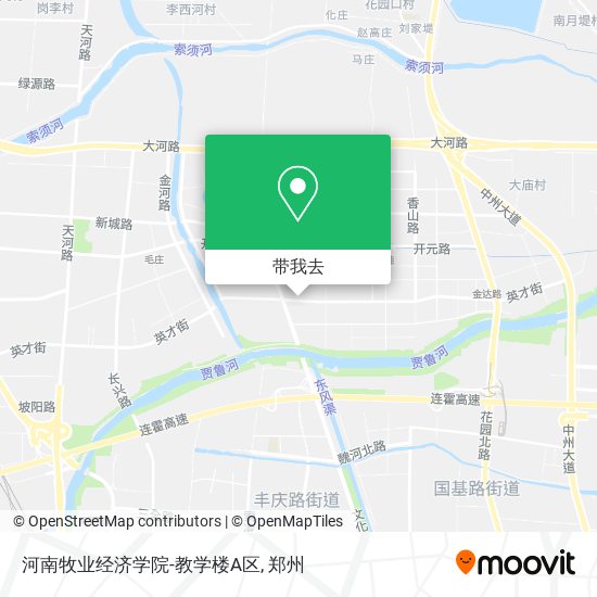 河南牧业经济学院-教学楼A区地图