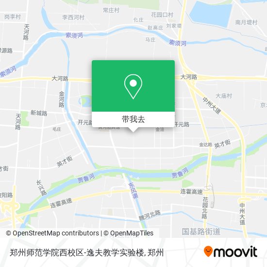 郑州师范学院西校区-逸夫教学实验楼地图