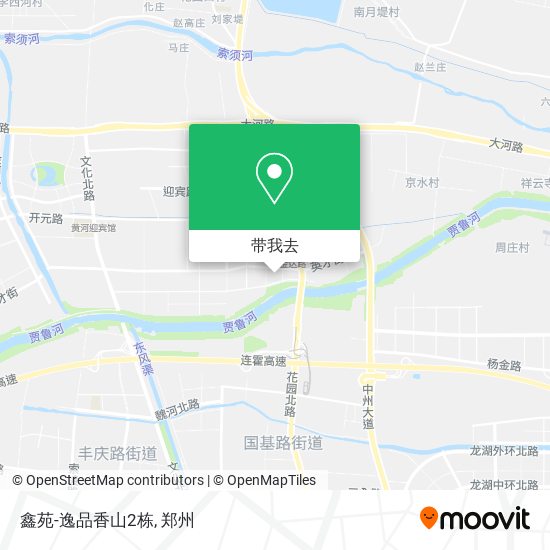 鑫苑-逸品香山2栋地图