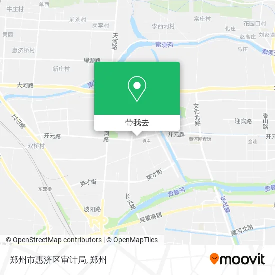 郑州市惠济区审计局地图