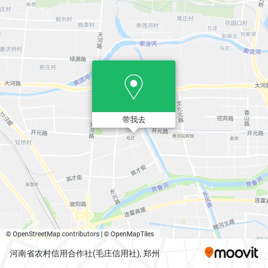 河南省农村信用合作社(毛庄信用社)地图