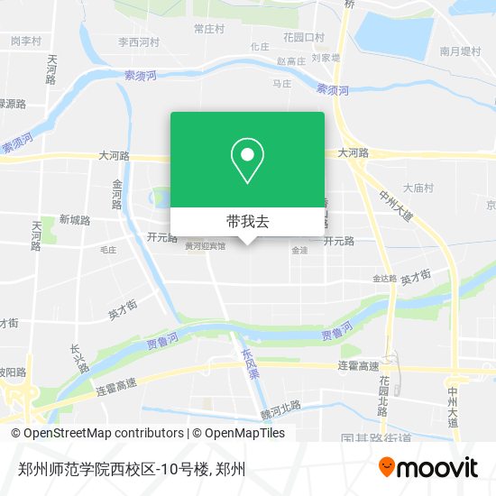 郑州师范学院西校区-10号楼地图