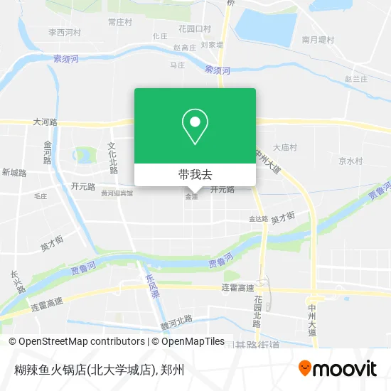 糊辣鱼火锅店(北大学城店)地图