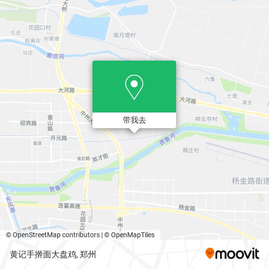 黄记手擀面大盘鸡地图